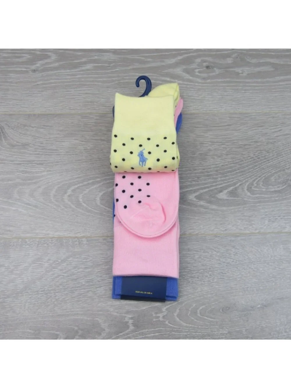 Polo Ralph Lauren Classic Dot Dress Socks Men's Size 6-12.5 (3 PAIRS) Multi NEW